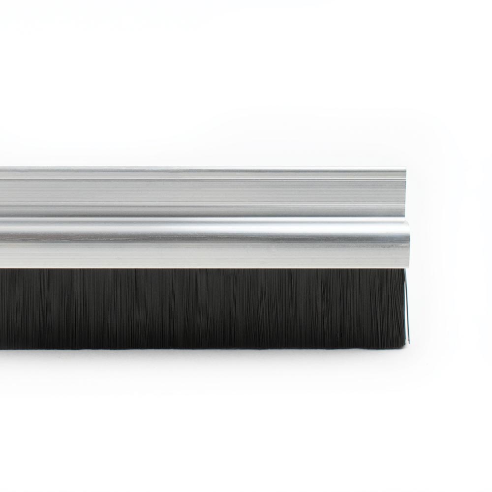 Exitex Brush Strip 18mm Bristle - 914mm - Aluminium
